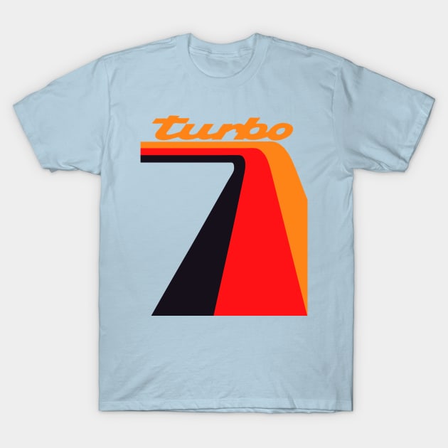 turbo stripes T-Shirt by retroracing